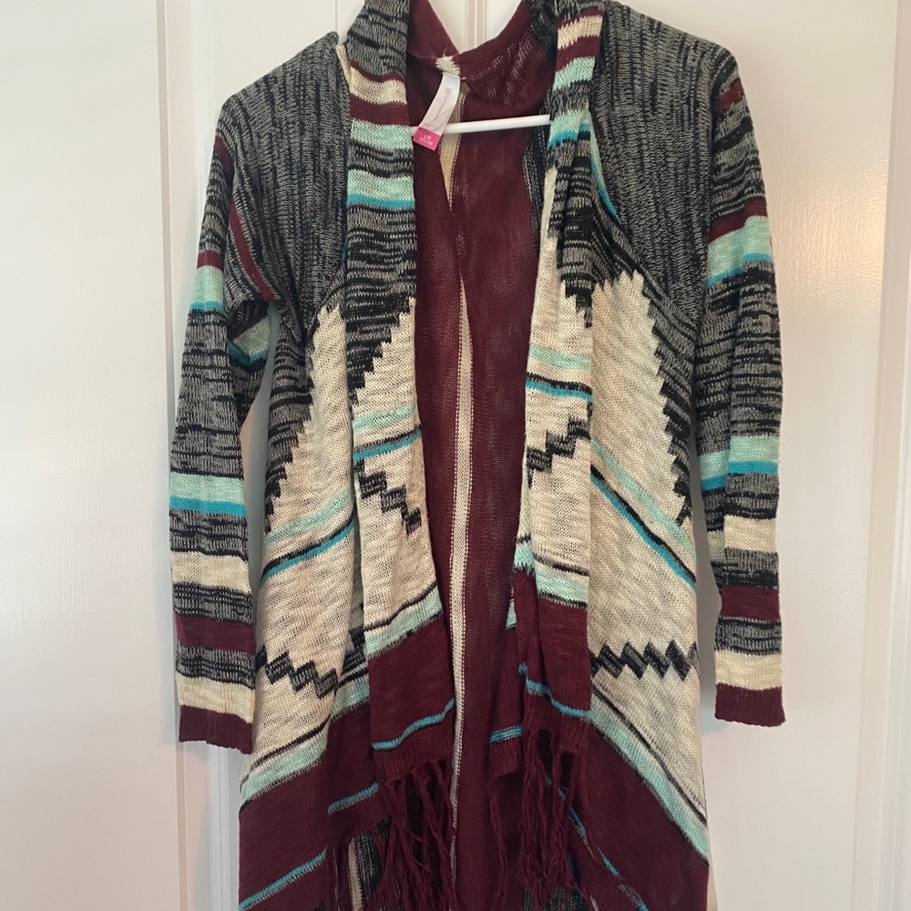 Patterned cardigan